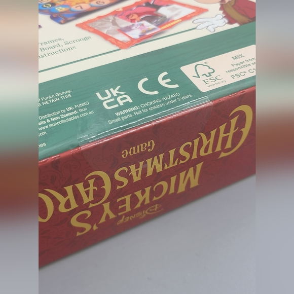 🎁 Disney Mickey's Christmas Carol Holiday Game by Funko 2-4 players ages 4+ NEW - Picture 9 of 9